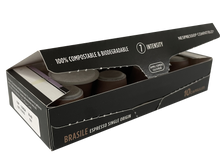 Load image into Gallery viewer, MASSIMO Espresso Single Origin 100% BRASILE -  100% Compostable Capsules
